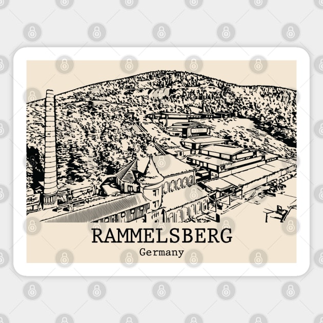 Rammelsberg - Germany Magnet by Lakeric